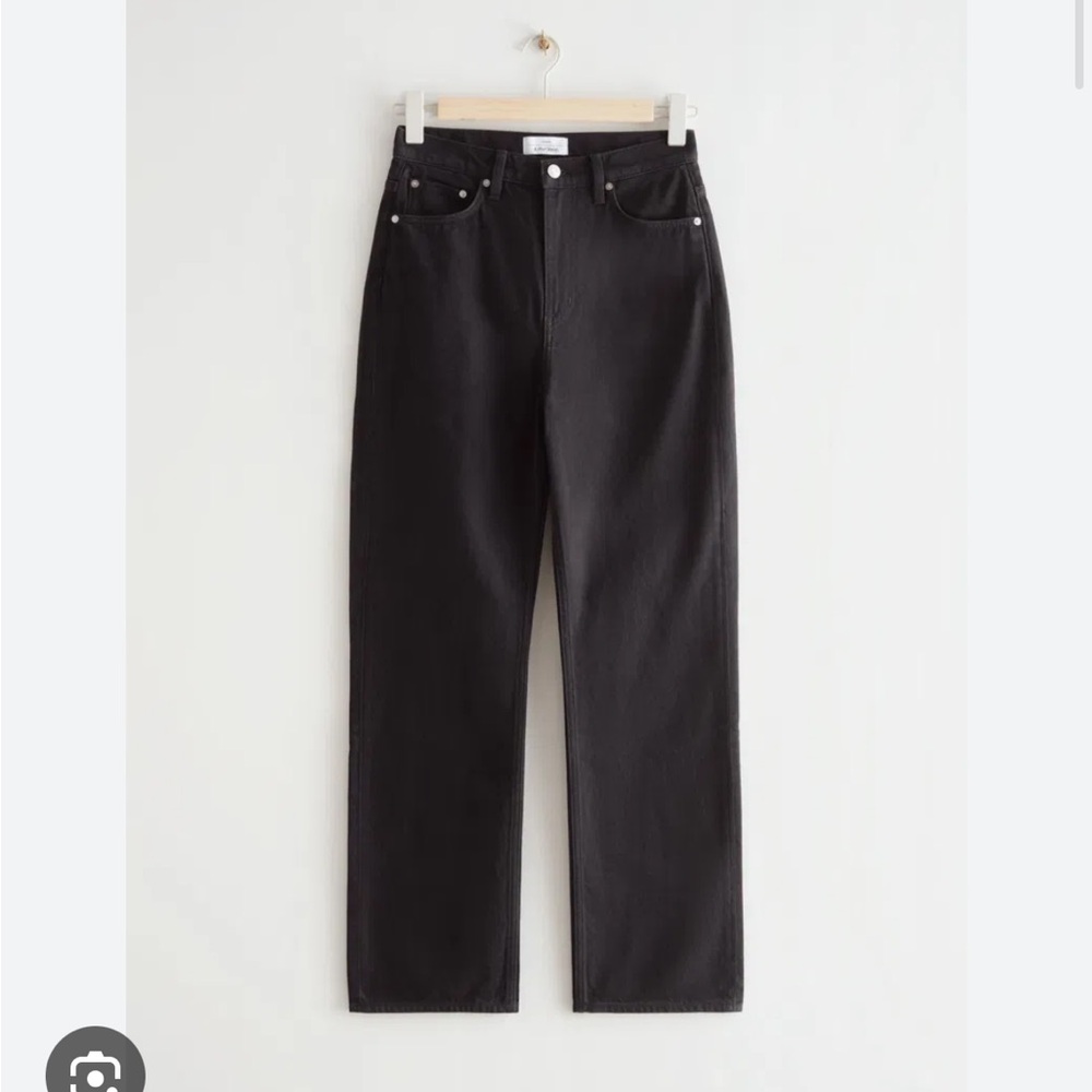 & Other Stories Black Denim Jeans - sublime cut